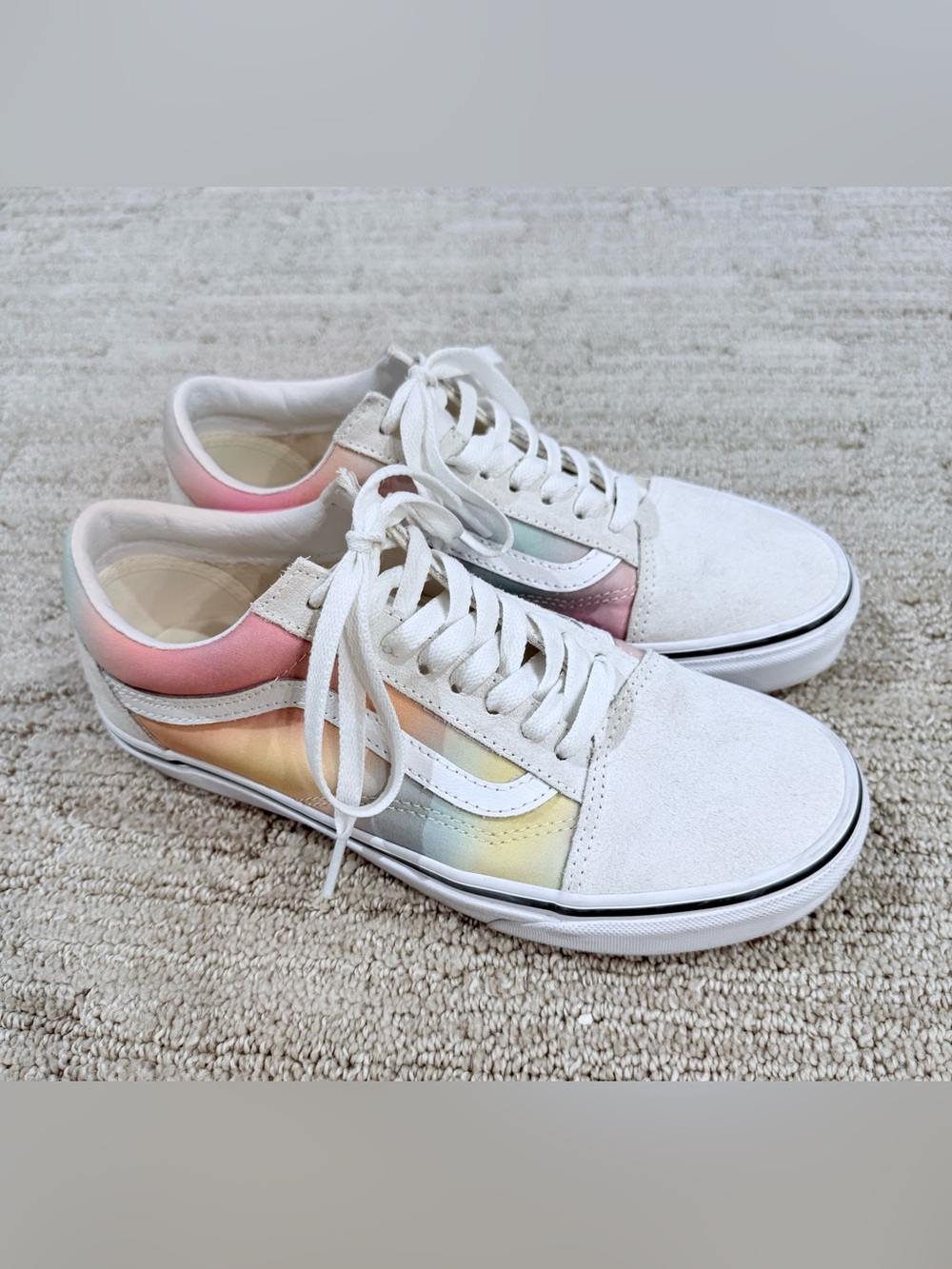 Vans Old Skool Aura Shift Pastel Tie Dye Shoes Size 8